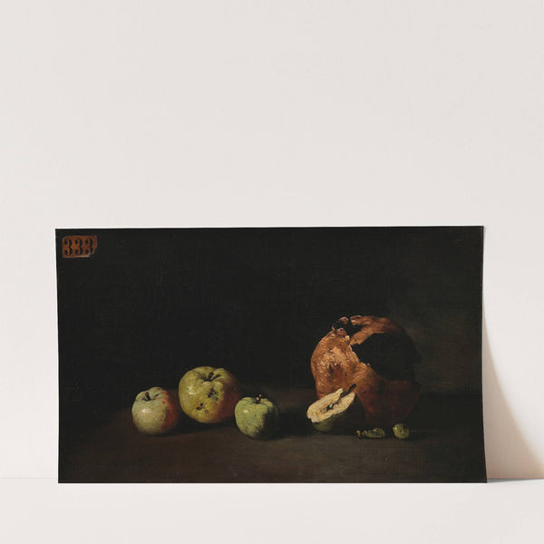 Still Life with Apples and a Pomegranate (circa 1865) by Théodule Ribot