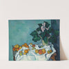 Still Life with Apples and a Pot of Primroses (ca. 1890) by Paul Cézanne