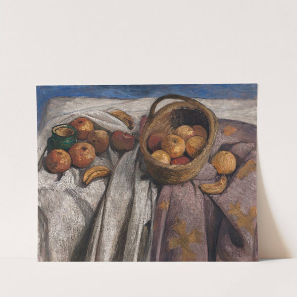 Still life with apples and bananas by Paula Modersohn-Becker