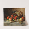 Still Life with Apples and Grapes by Arthur-Alfred Brunel de Neuville