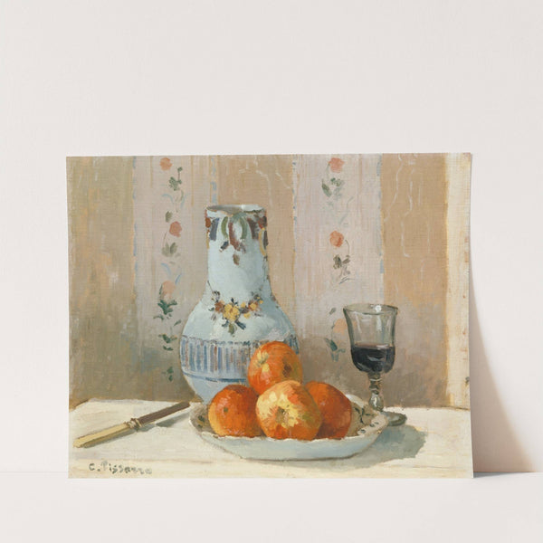 Still Life with Apples and Pitcher (1872) by Camille Pissarro