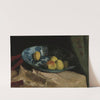 Still Life with Apples in a Delft Blue Bowl by Willem de Zwart