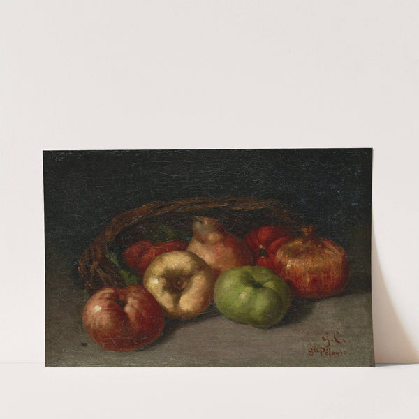 Still Life with Apples, Pear, and Pomegranates (1871) by Gustave Courbet