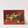 Still Life with Basket of Fruit by Ludwig Adam Kunz