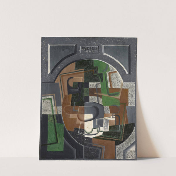 Still life with blackboard by Juan Gris