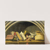 Still Life with Books in a Niche (1442 - 1445) by Barthélémy d'''Eyck