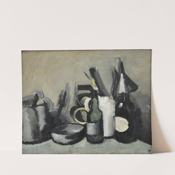 Still Life With Bottle by Harald Giersing
