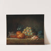 Still Life with Brioche, Fruit and Vegetables (1775) by Anne Vallayer-Coster