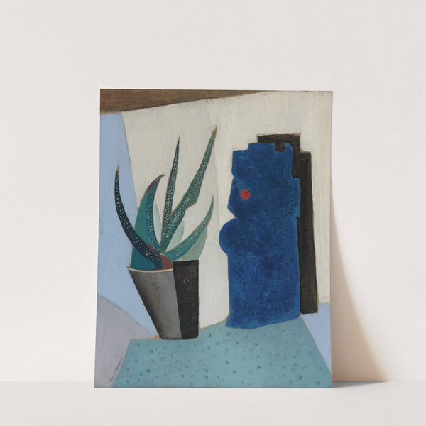 Still Life with Cactus by Ángel Zárraga