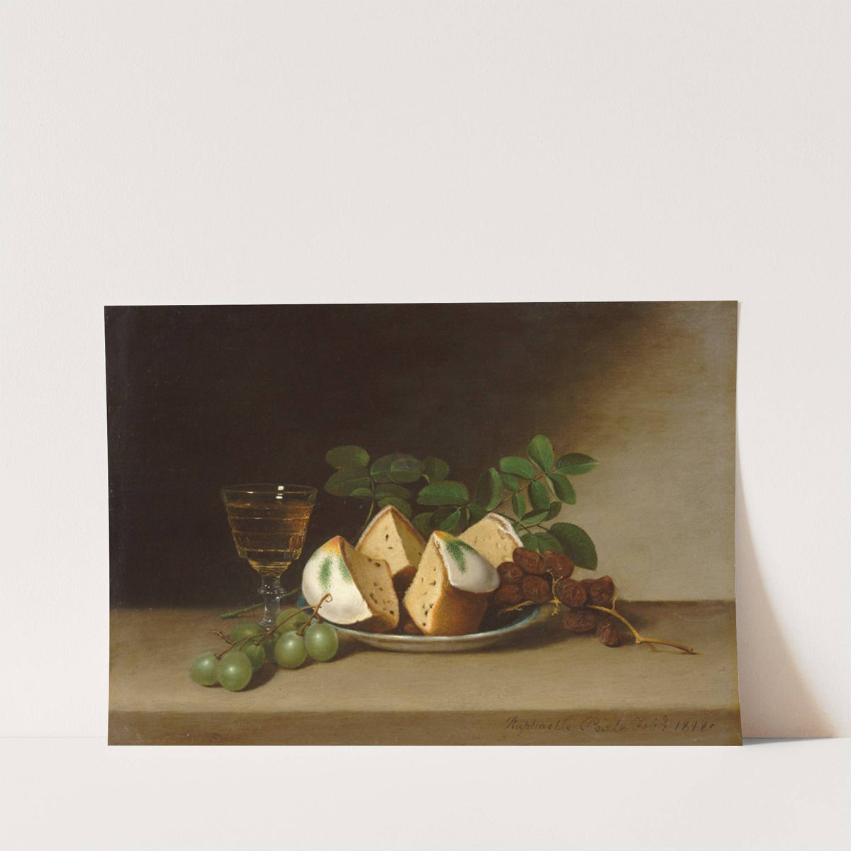 Still Life with Cake by Raphaelle Peale