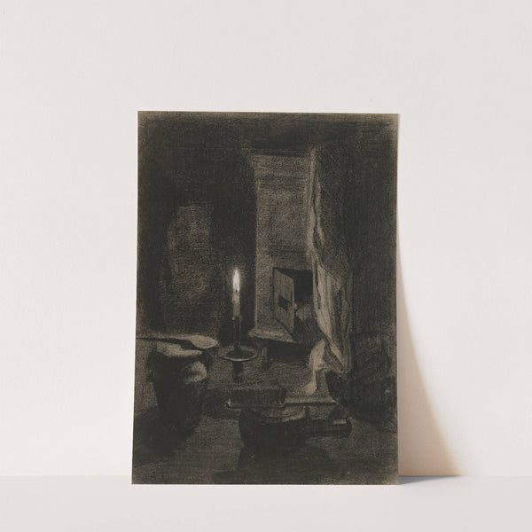 Still Life with Candle (1867–1870) by Albert Lebourg