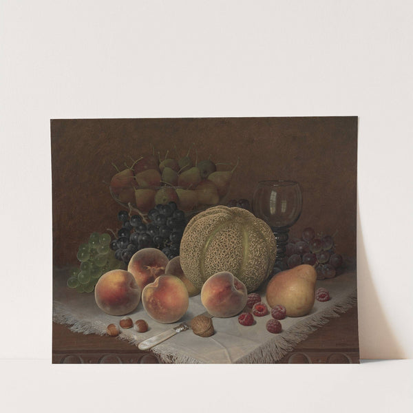 Still Life with Cantaloupe by William Mason Brown