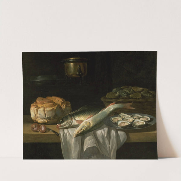 Still Life with Carp and Pike by Peter van Boucle