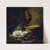 Still Life with Cheese (probably late 1870s) by Antoine Vollon