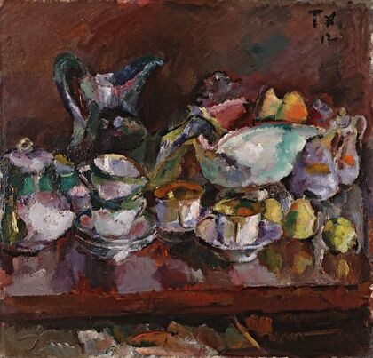 Still Life with Coffee Cups (1912)
