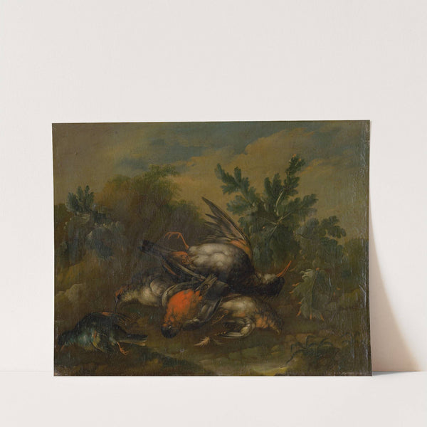Still Life with Dead Birds (1720–1730) by Philipp Ferdinand de Hamilton