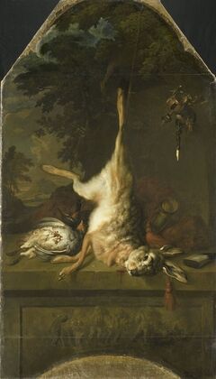 Still Life with Dead Hare and Partridges (1717)