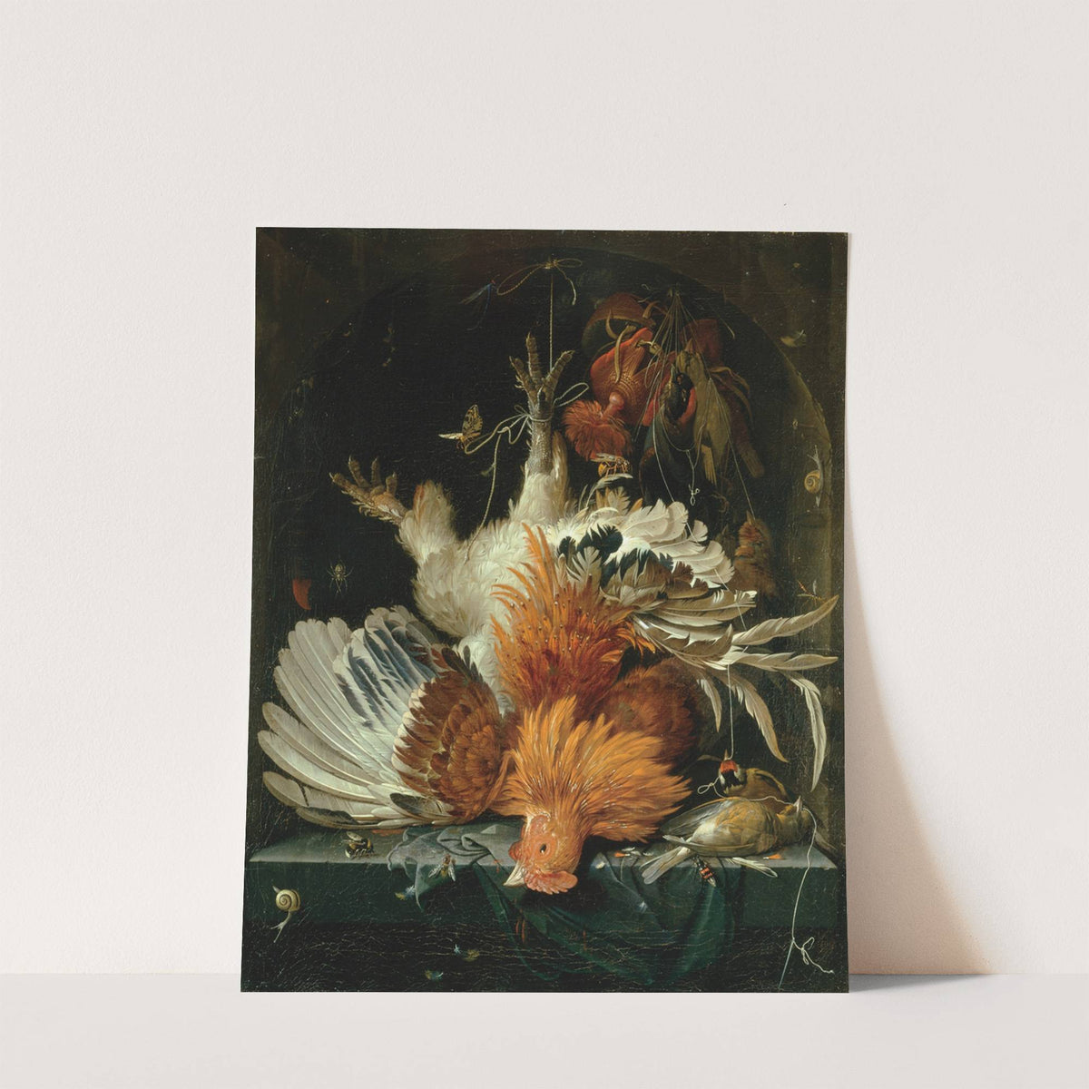 Still Life with Dead Poultry (ca 1663-1664) by Abraham Mignon