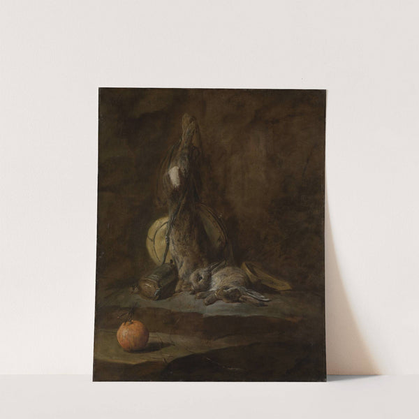 Still life with dead rabbit by Jean Siméon Chardin