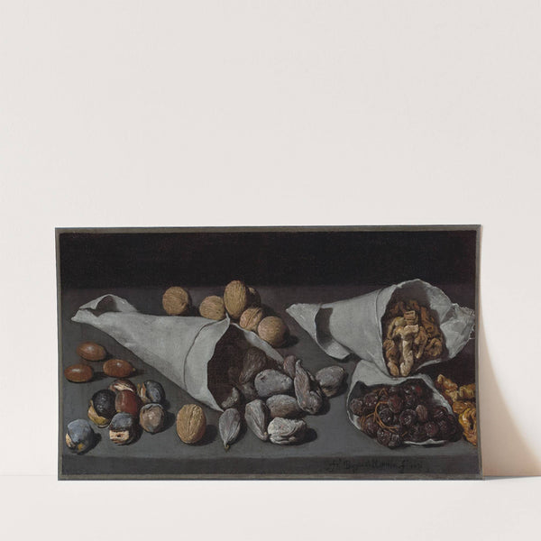 Still Life with Dried Fruit (1631) by Francisco de Burgos Mantilla