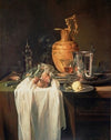 Still Life With Ewer, Vessels And Pomegranate