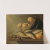 Still Life with Fish and Fruit by Harmen Steenwyck