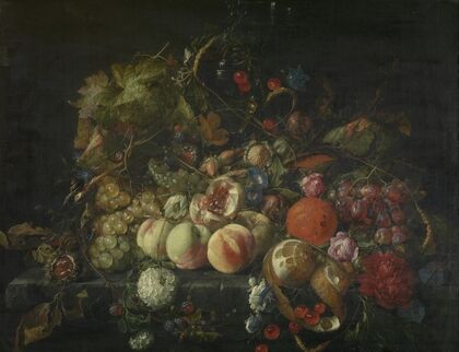 Still Life with Flowers and Fruit