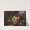 Still Life With Flowers And Fruit by Henri Robbe