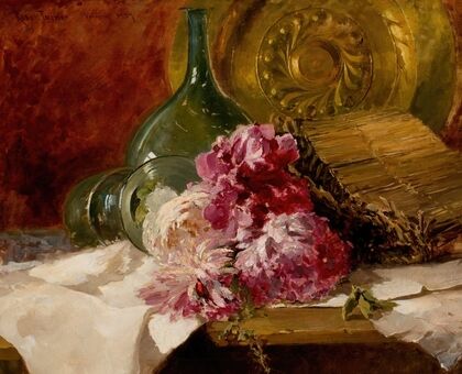 Still Life with Flowers and Glass — size preview