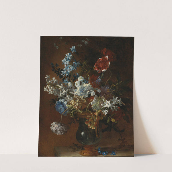 Still life with flowers in a vase by Jean-Baptiste Monnoyer