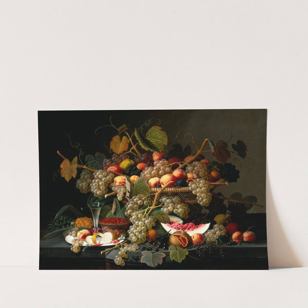 Still Life with Fruit (1852) by Severin Roesen
