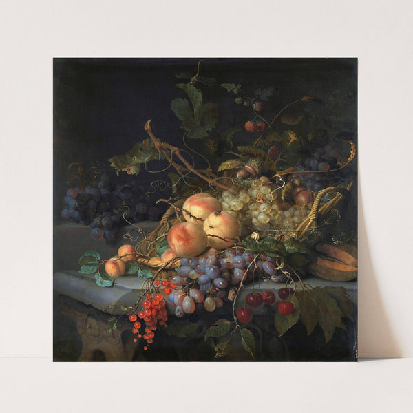 Still Life with Fruit (c. 1670 - c. 1727) by Jacob van Walscapelle