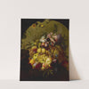 Still Life With Fruit And Flowers  (1842) by Jean-Baptiste Robie
