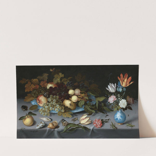 Still Life with Fruit and Flowers (1620 - 1621) by Balthasar van der Ast