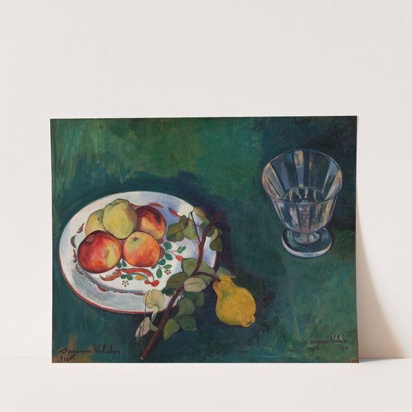 Still Life with Fruit and Glass by Suzanne Valadon