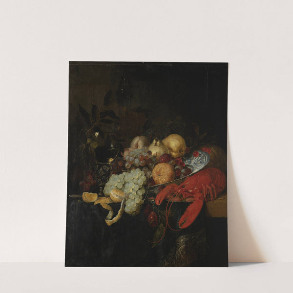 Still Life with Fruit and Lobster by Pieter de Ring