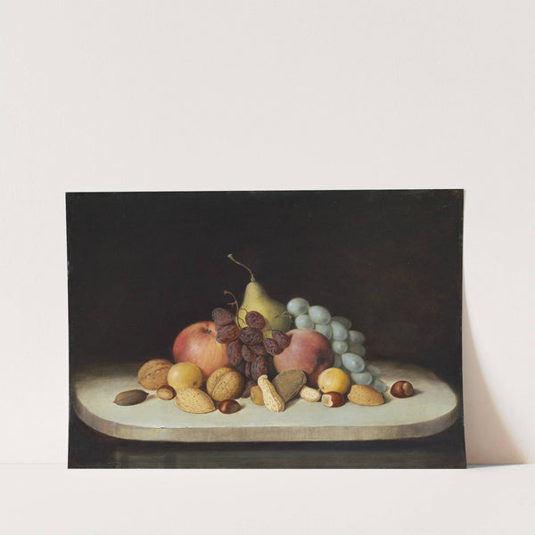 Still Life with Fruit and Nuts by Robert S. Duncanson