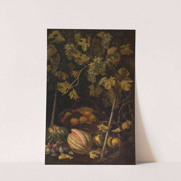 Still Life with Fruit and Vine by Pietro Paolo Bonzi