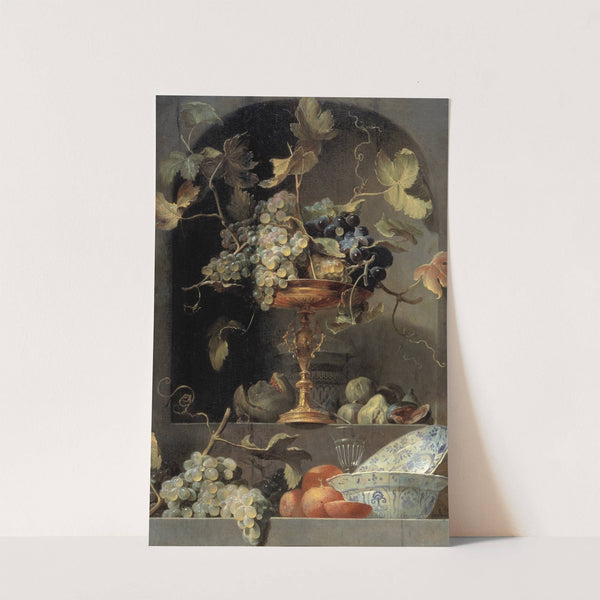 Still Life with Fruit Bowl in a Niche by Frans Snyders