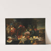 Still Life With Fruit, Oysters And A Parrot by Jan Davidsz de Heem