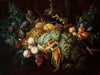 Still life with fruits and corn