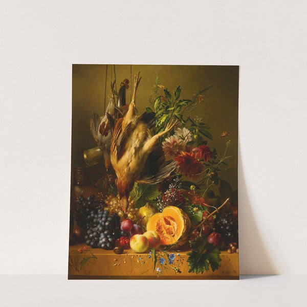 Still Life With Game And Fruit by Hendrik Reekers