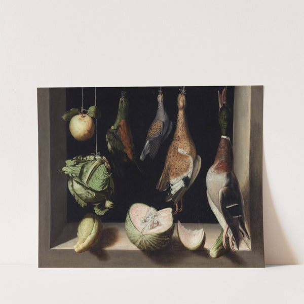 Still Life with Game Fowl by Juan Sánchez Cotán