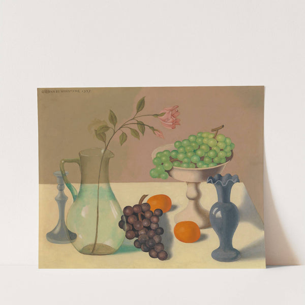 Still Life with Grapes (1937) by Gustave Van de Woestijne