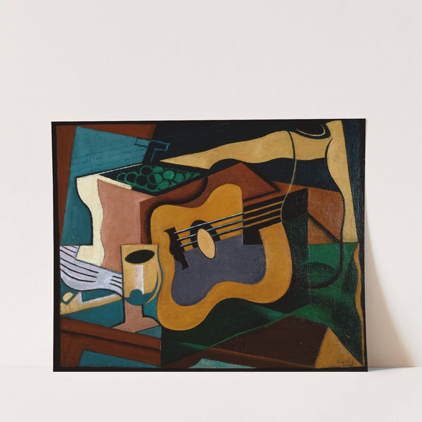 Still Life with Guitar by Juan Gris