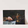 Still life with ham and grapes by Alexander Adriaenssen