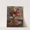Still Life With Hollyhocks by Georgy Konstantinovich Savitsky