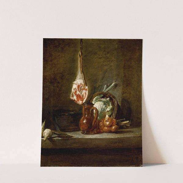Still Life with Leg of Lamb by Jean Siméon Chardin
