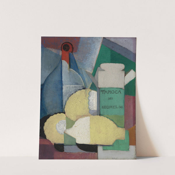 Still Life with Lemons and Tapioca by Ángel Zárraga