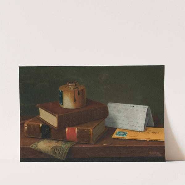 Still Life With Letter To Mr. William Taggart, Esq. by William Michael Harnett